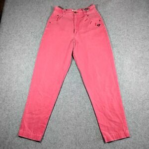 Perry Country Vintage‎ 90s Pink High Rise  Jeans Heart Embroidered 28x29